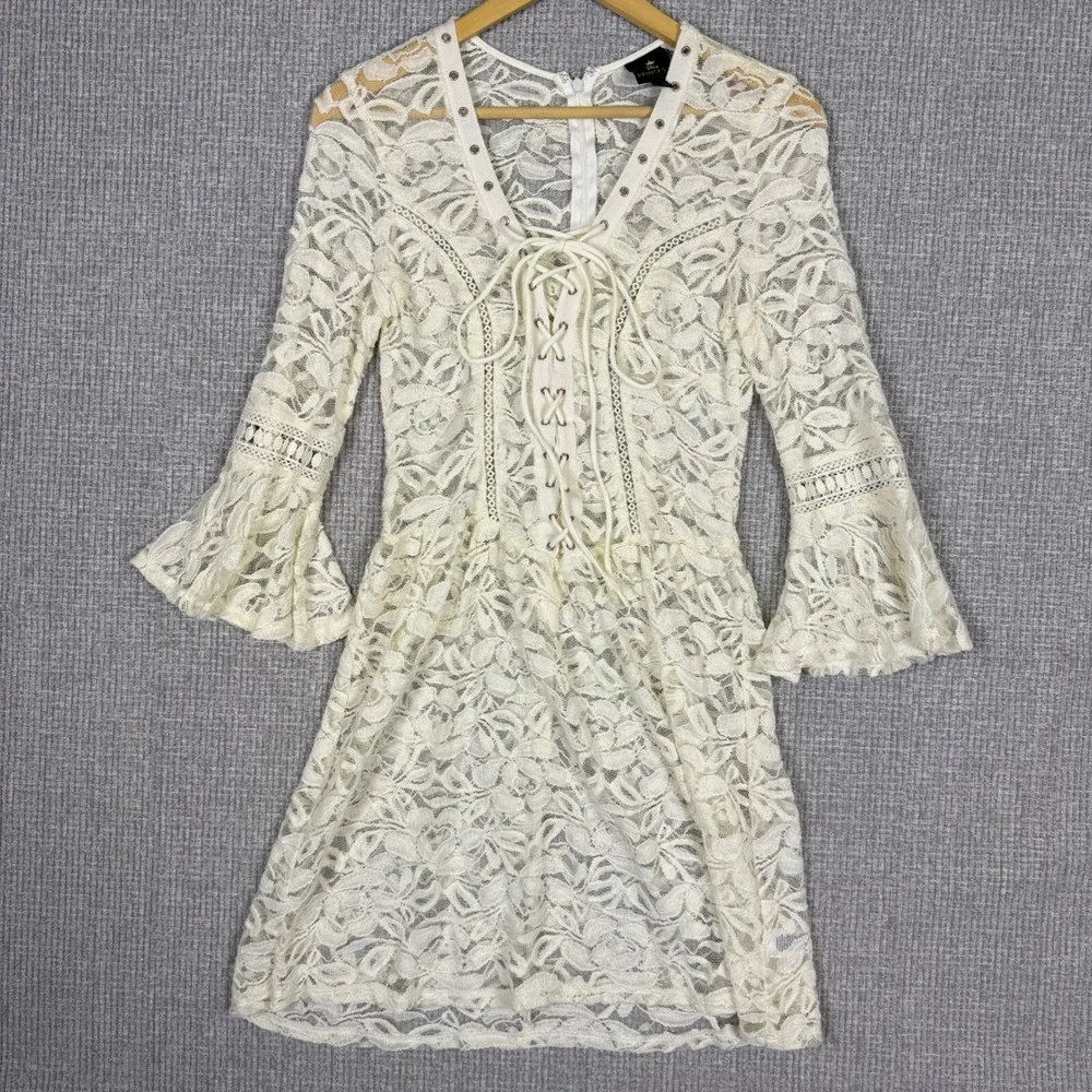 aurora lace mini dress Aurora Lace Dress